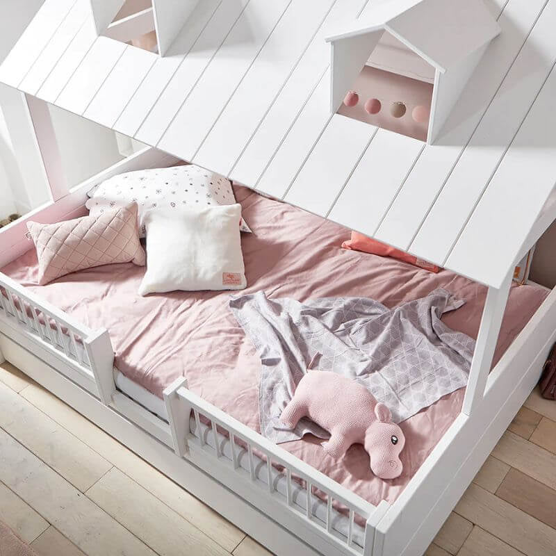 LIFETIME Kidsrooms House Bed - Beach House 120x200cm - White