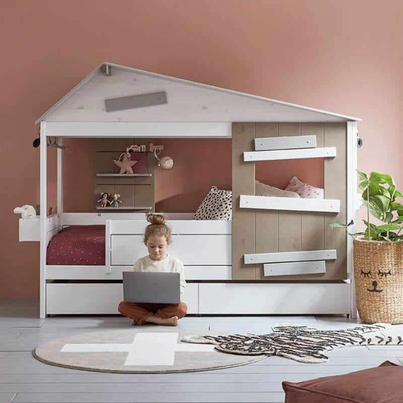 LIFETIME Kidsrooms House Bed - Hideout 90x200cm