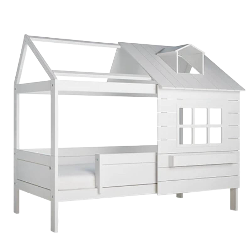 LIFETIME 兒童房小屋床 - 湖畔小屋 1 - 90x200公分 - 白色