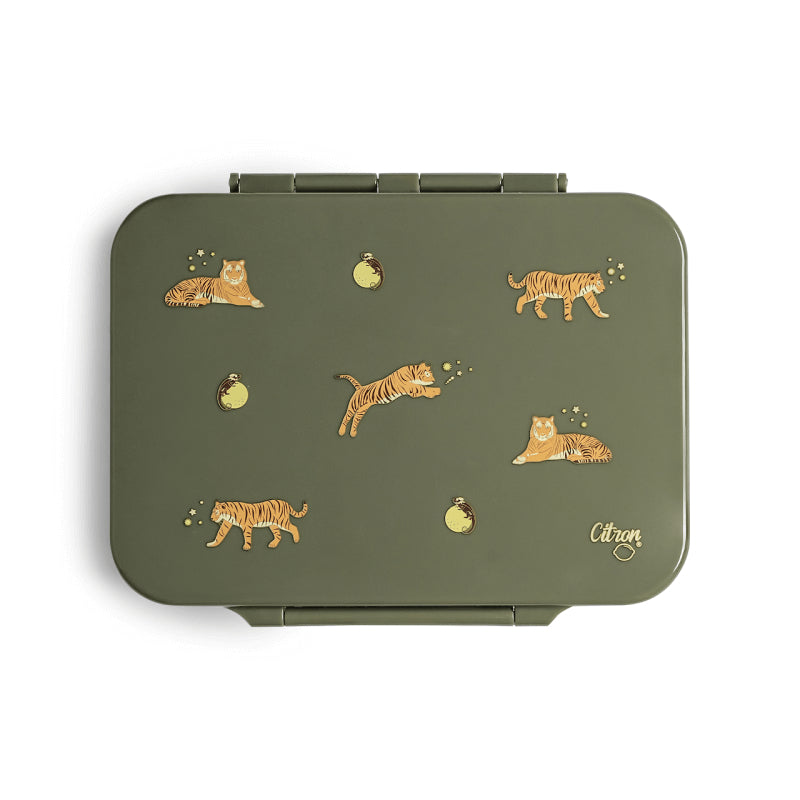 Citron Incredible Tritan Lunch Box with 4 Compartments - Tiger