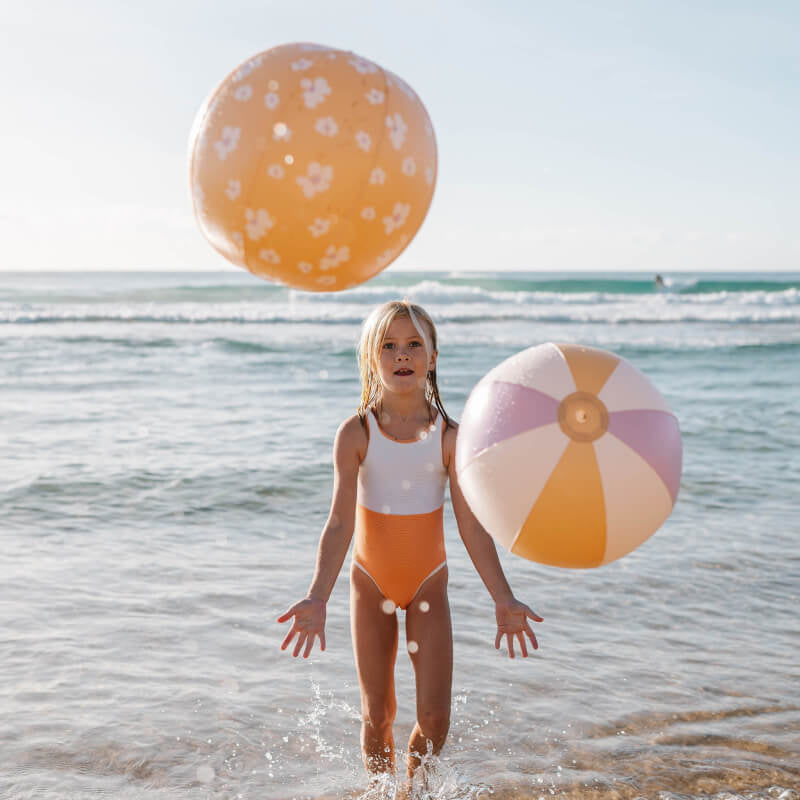 SUNNYLiFE Inflatable Beach Ball - Princess Swan Multi