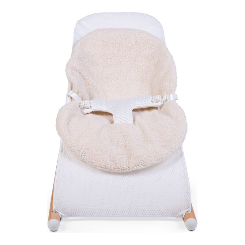 Childhome Inlay Cushion - Teddy - Off White