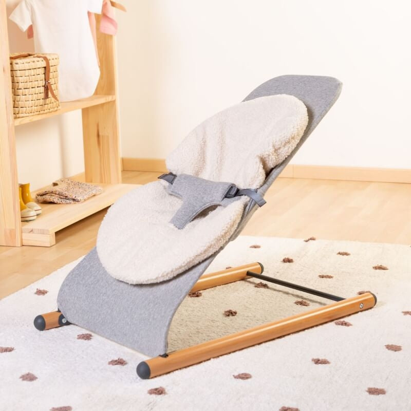 Childhome Inlay Cushion - Teddy - Off White