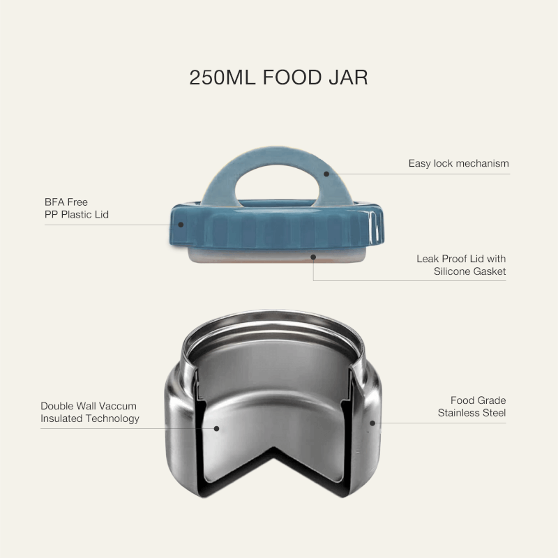 Citron Insulated Food Jar 250ml