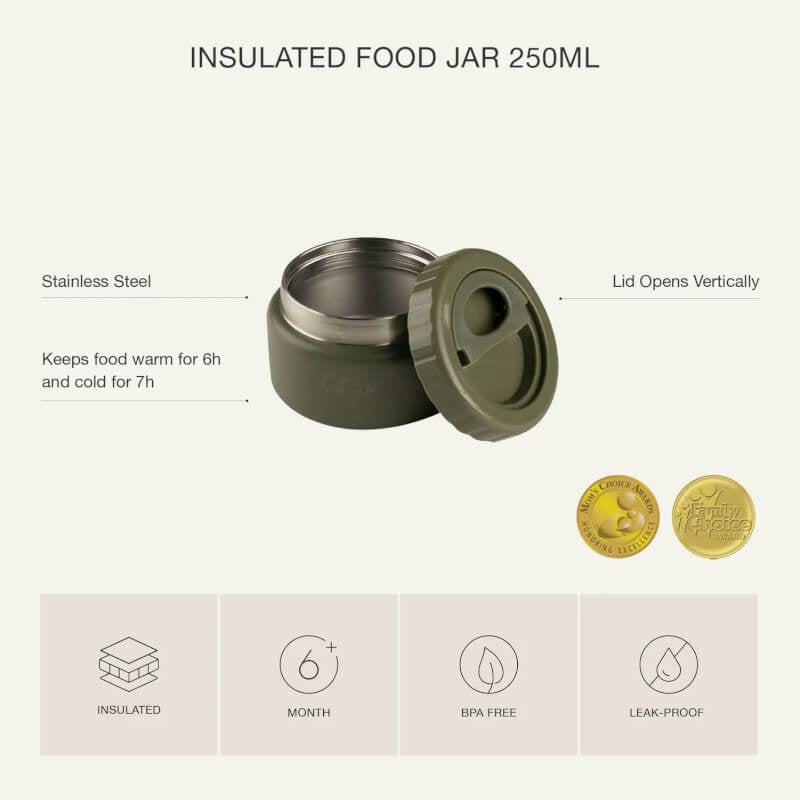 Citron Insulated Food Jar 250ml
