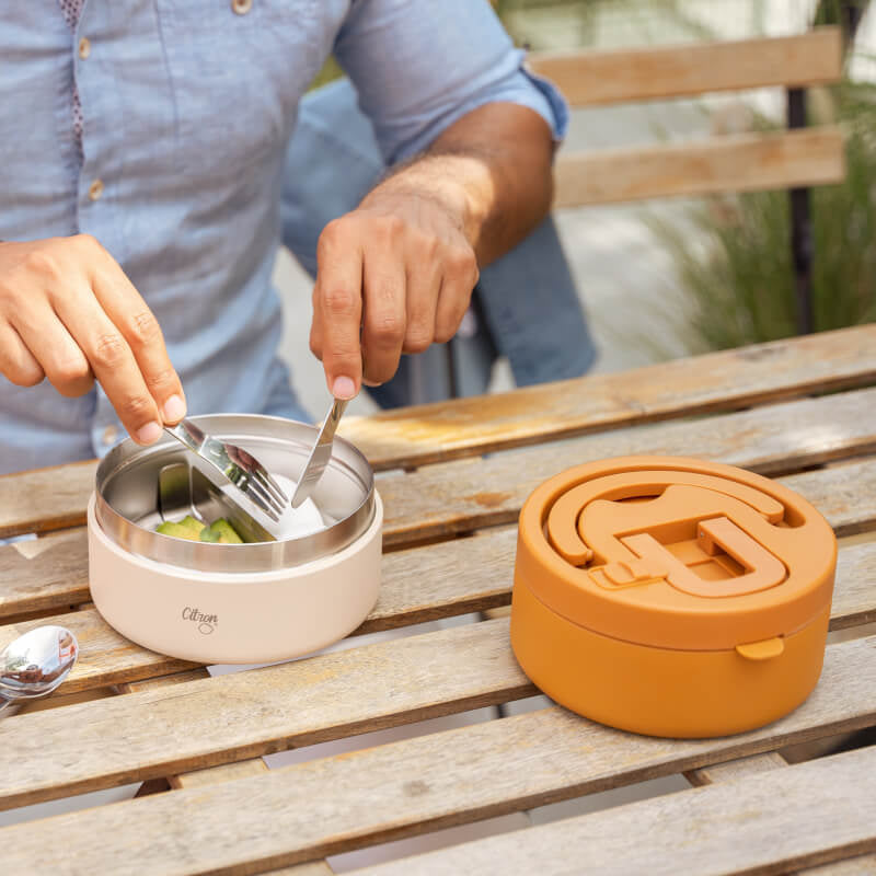 Citron Insulated Food Jar 400ml