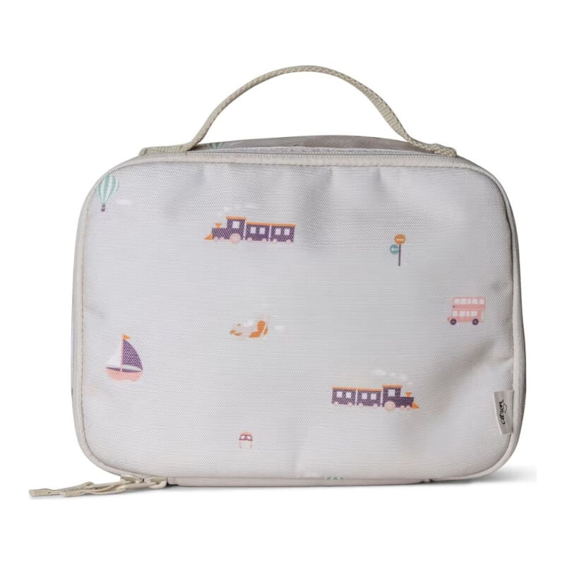 Citron Insulated Square Lunch Bag - Vehicles
