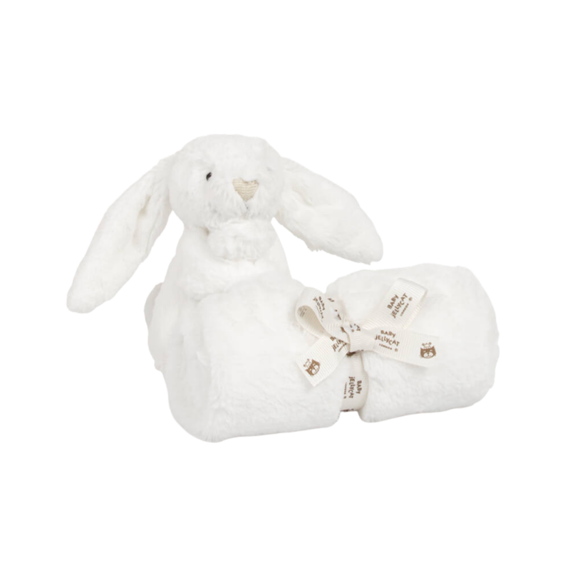Jellycat Luxe Bashful Bunny Faux-Fur Soother Luna 34cm
