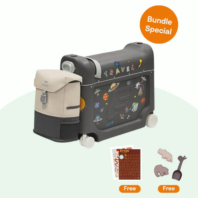 Stokke® JetKids™ 旅行套裝(BedBox™ V4 + Crew 背包)