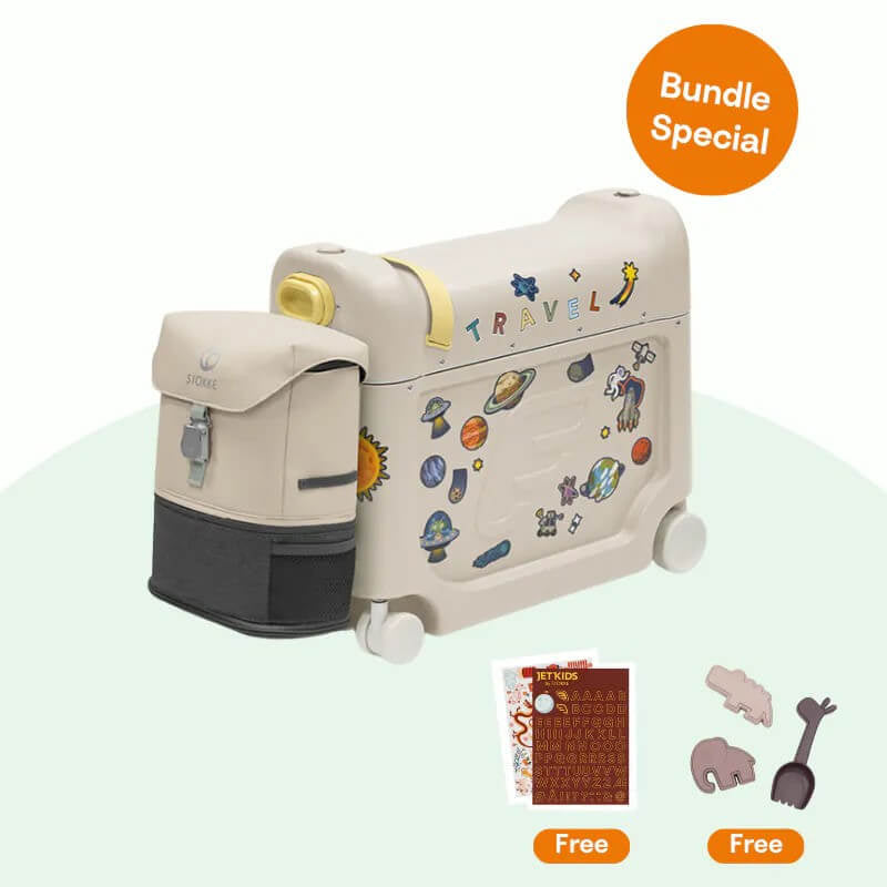 Stokke® JetKids™ 旅行套裝(BedBox™ V4 + Crew 背包)