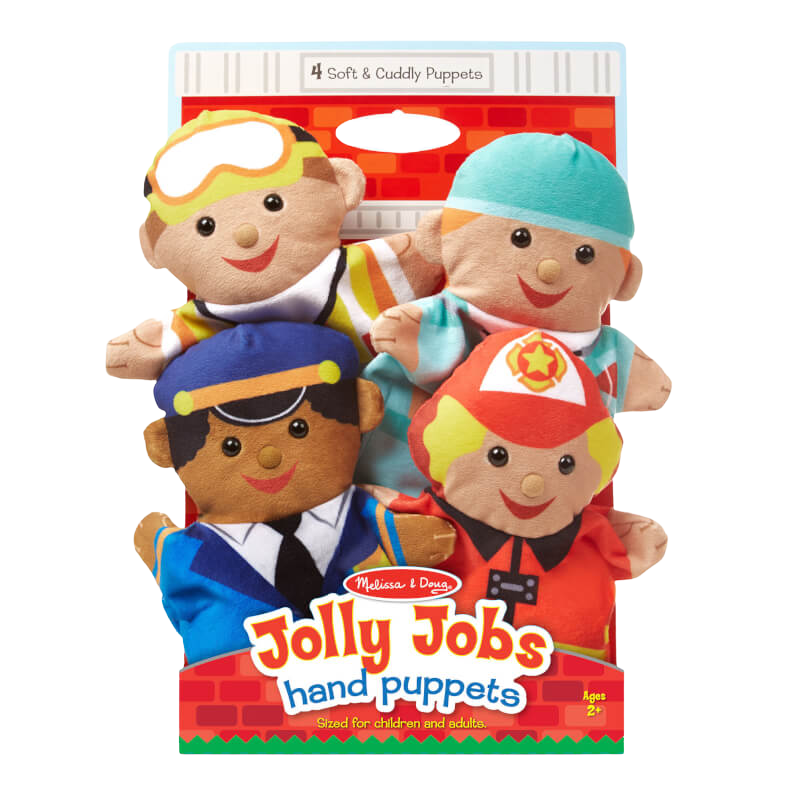 Melissa & Doug Jolly Helpers Hand Puppets