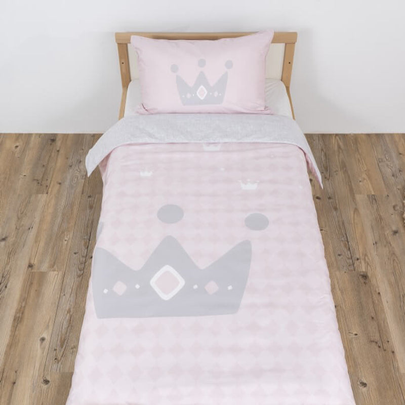Jadaloo Anti-Dustmite Junior Bed Duvet Set - Cutie Tiara