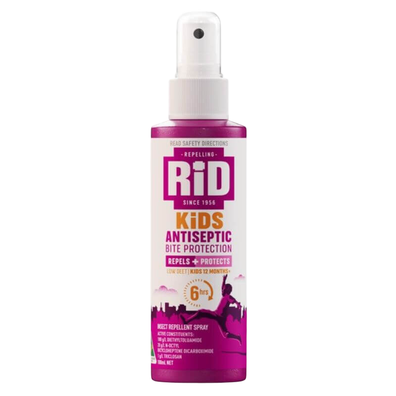 RID KiDS Antiseptic Bite Protection - Insect Repellent Spray 100ml