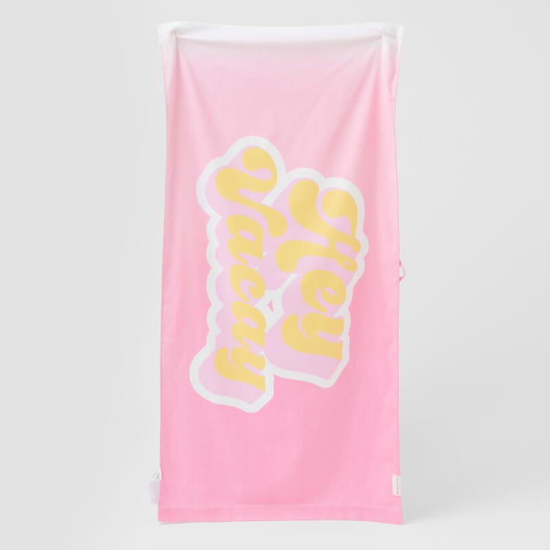 SUNNYLiFE Kids Beach Towel - Summer Sherbet Bubblegum Pink