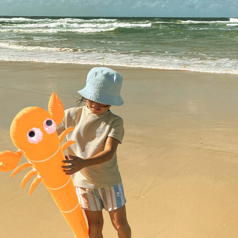 SUNNYLiFE Kids Inflatable Noodle - Sonny the Sea Creature Neon Orange