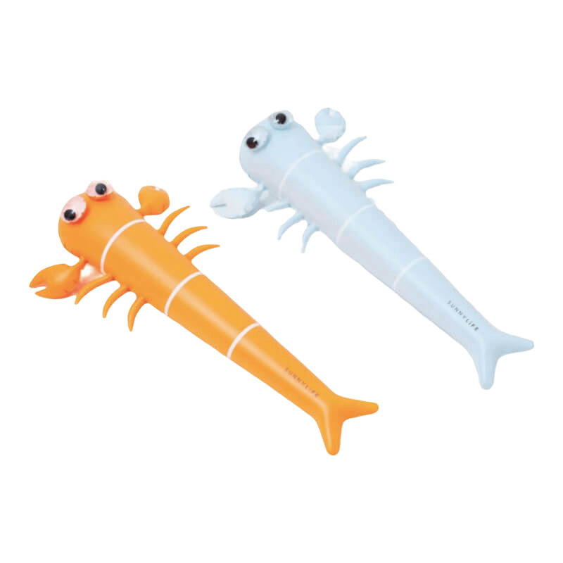 SUNNYLiFE Kids Inflatable Noodle - Sonny the Sea Creature Neon Orange