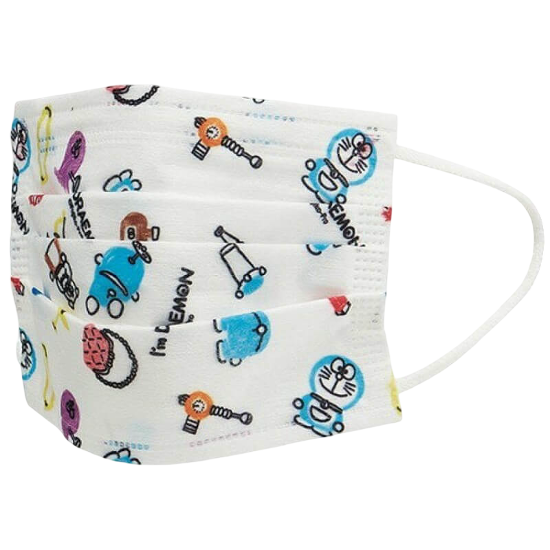 Skater Kids Mask - Doraemon 10-Pieces (4y+)