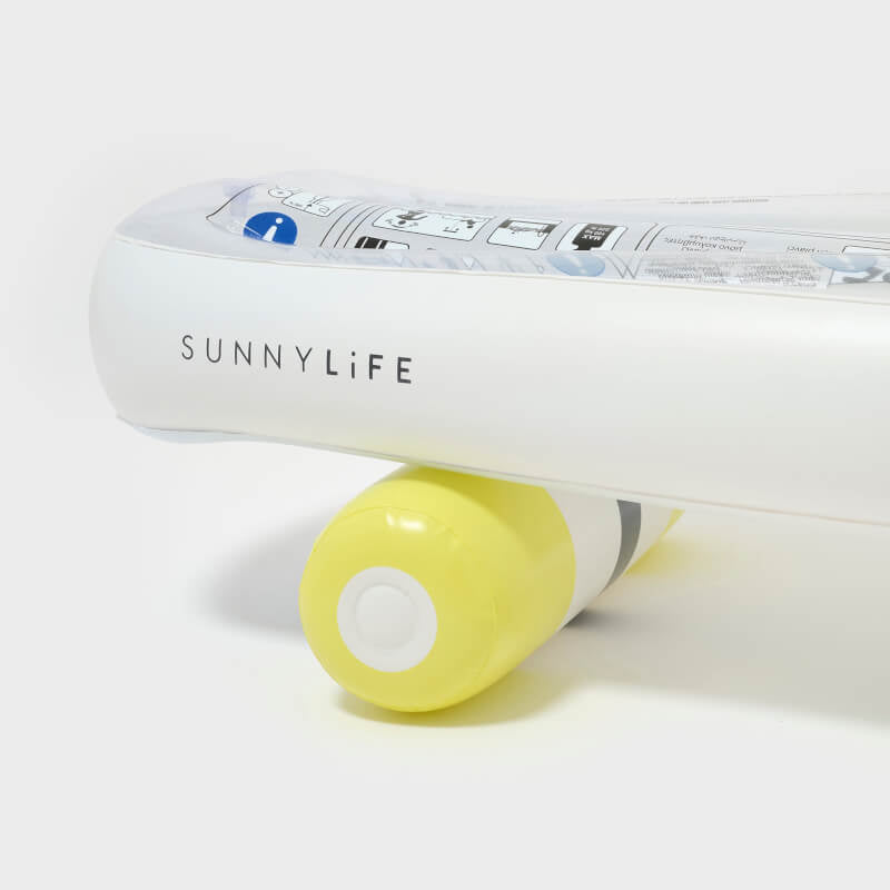 SUNNYLiFE Kids Skateboard Float - The Sea Kids Blue-Lime