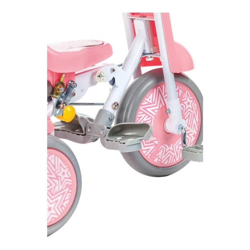 Kids Star 1st Move Foldable Tricycle - Sweet Pink