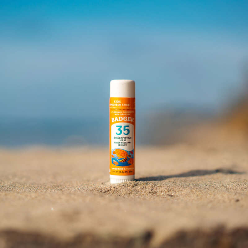 Badger Kids Sunscreen Stick SPF 35 Tangerine & Vanilla
