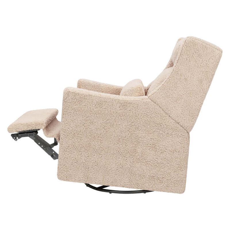 Babyletto Kiwi Plus 電動躺椅和旋轉滑翔椅,帶電動可調式頭枕和 USB 接口 - 柴羊毛