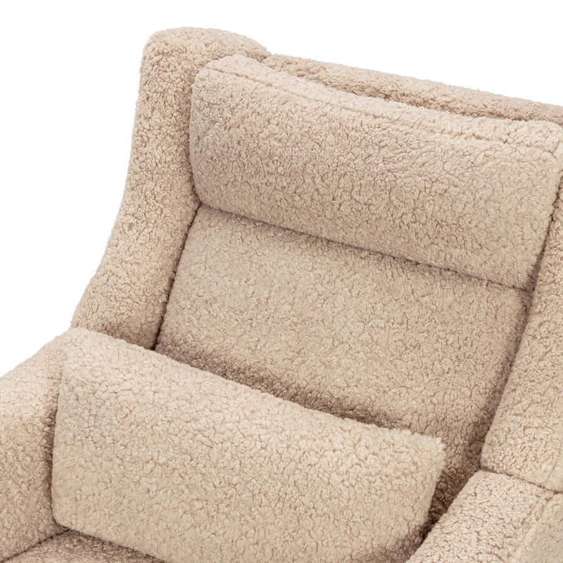 Babyletto Kiwi Plus Power Recliner and Swivel Glider with Power Adjustable Headrest and USB Port - Chai Shearling