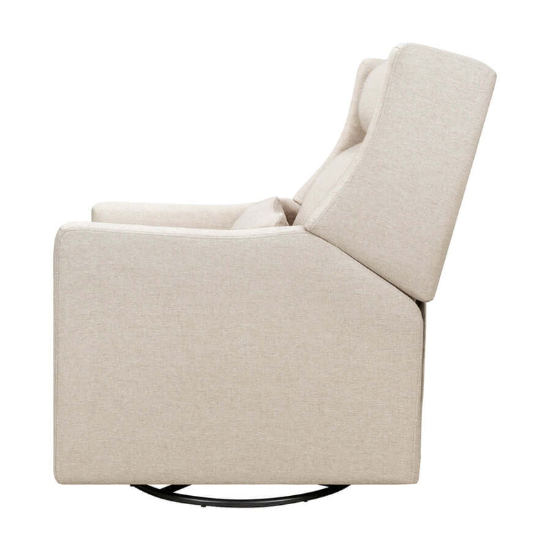 Babyletto Kiwi Plus 電動躺椅/旋轉搖椅,帶電動可調式頭枕和 USB 接口 - Performance Beach Eco-Weave 面料
