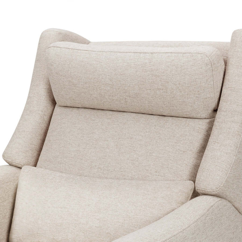 Babyletto Kiwi Plus 電動躺椅/旋轉搖椅,帶電動可調式頭枕和 USB 接口 - Performance Beach Eco-Weave 面料