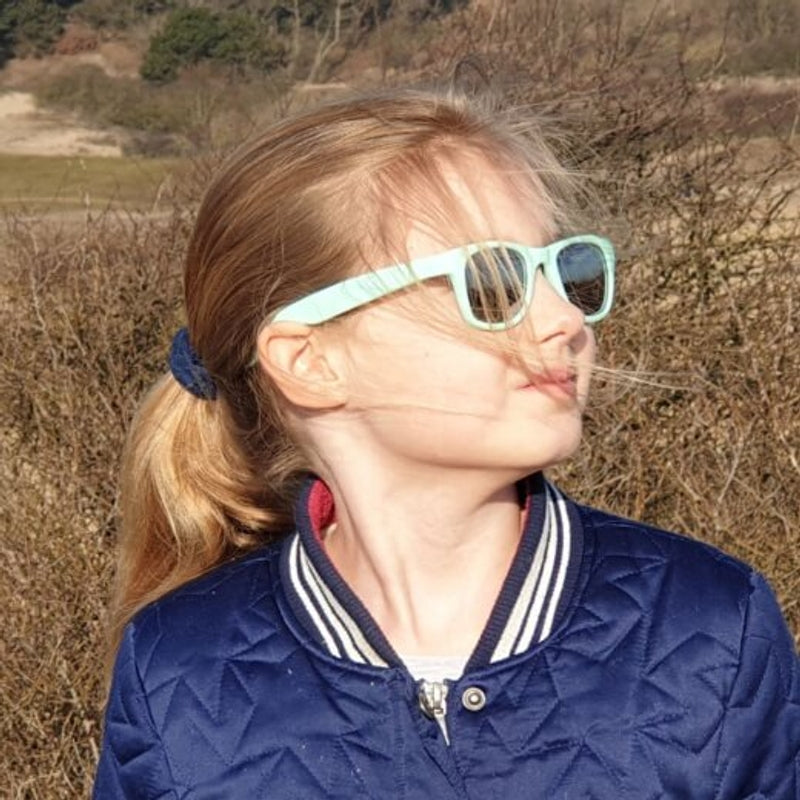 KOOLSUN Wave Kids Sunglasses (3-10 yrs) - Bleached Aqua