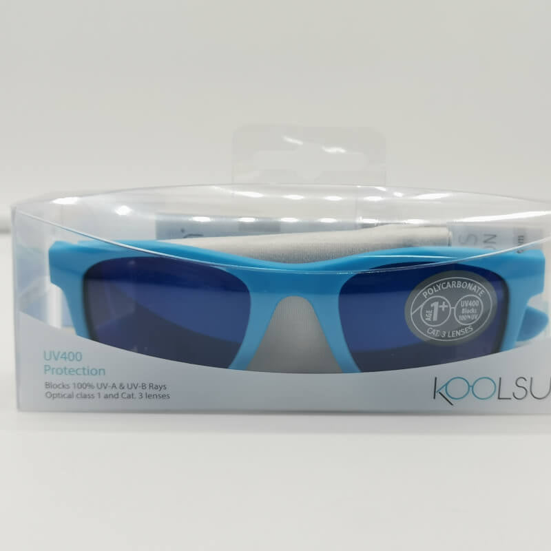 KOOLSUN Wave 兒童太陽眼鏡(3-10 歲)- 灰藍色