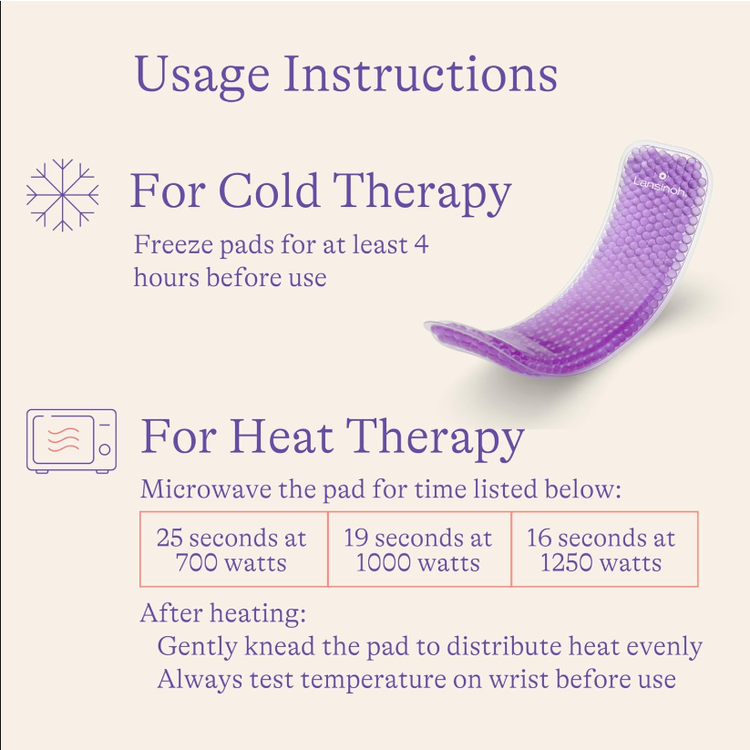 Cold & Warm Perineal Relief Pads - Reusable