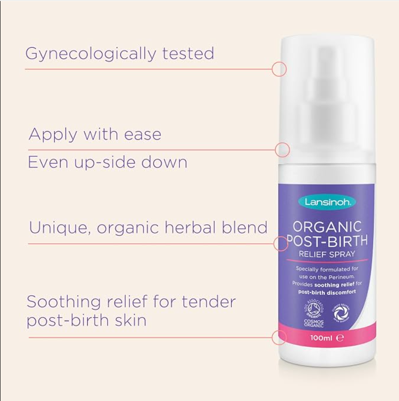 Organic Perineal Spray - 100ml - Cooling Post-Birth Relief