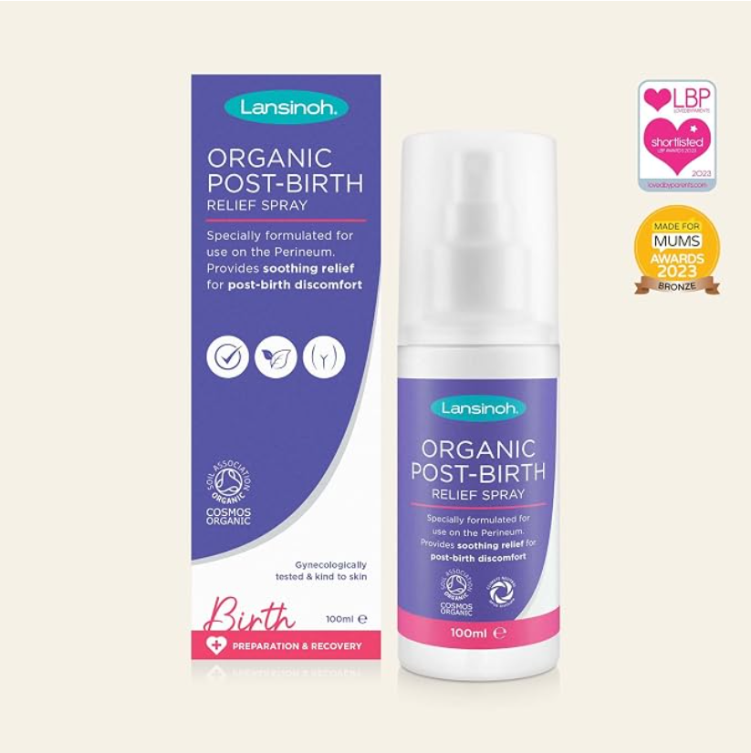 Organic Perineal Spray - 100ml - Cooling Post-Birth Relief