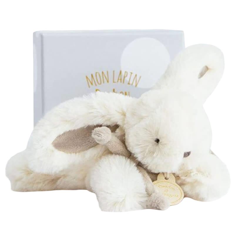 Doudou et Campagnie Lapin Bonbon Doudou - Taupe 16cm