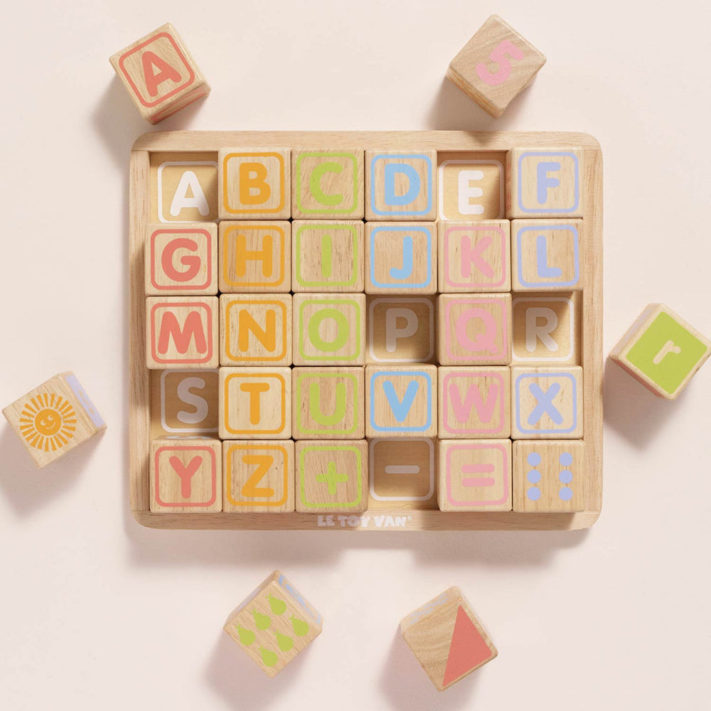 Le Toy Van ABC Learning Blocks - 30 Piece (6) FSC 100%