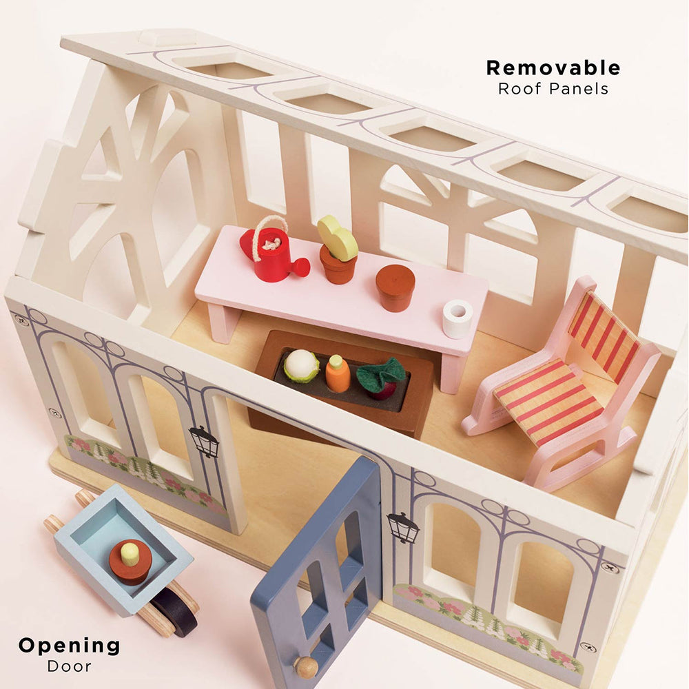 Le Toy Van Dolls House Conservatory Extention (4) FSC 100%