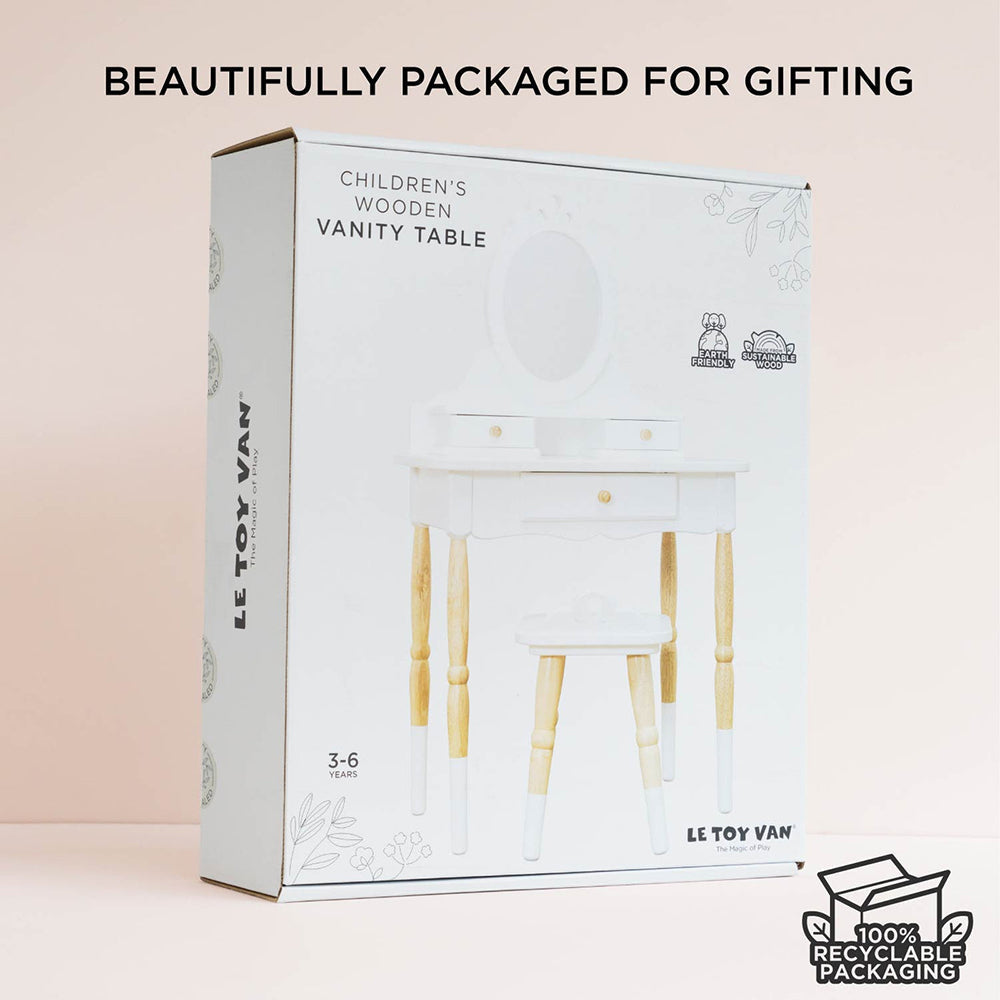 Le Toy Van Dressing-up Vanity Table & Stool (1) FSC 100%