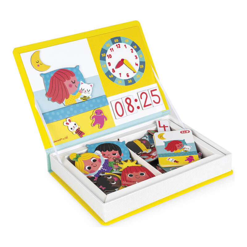 Janod Learn To Tell The Time Magnetibook