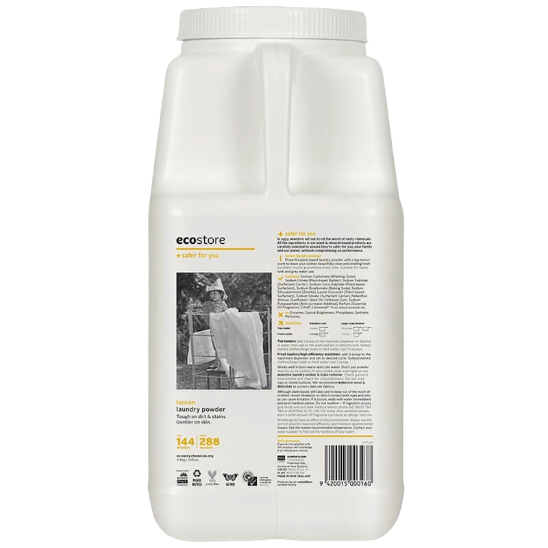 Ecostore Lemon Laundry Powder 4.5kg