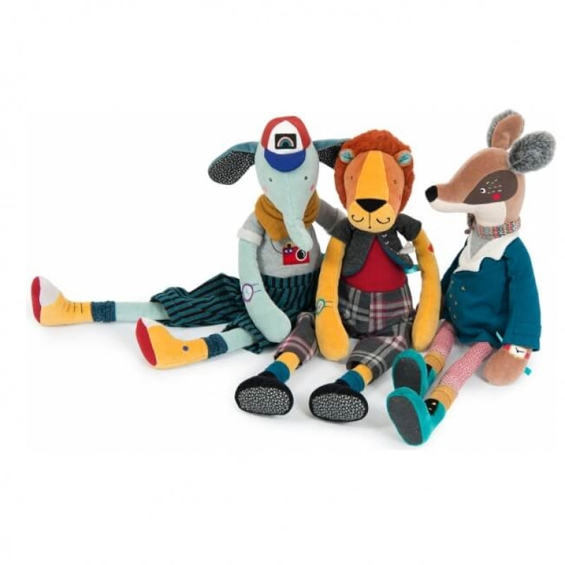 Moulin Roty Les Broc & Rolls Romeo the Lion 51cm