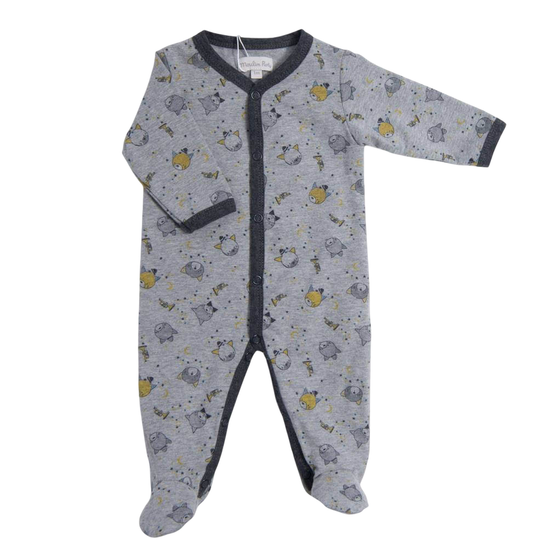 Moulin Roty Les Mustaches 貓咪圖案睡衣