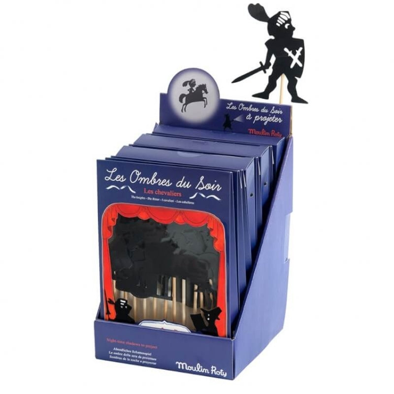 Moulin Roty Les Ombres Du Soir Knights Shadow Puppets 24x16cm Moulin Roty