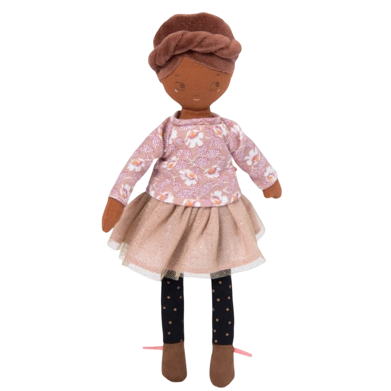 Moulin Roty Les Parisiennes Mademoiselle 玫瑰軟娃娃 26 厘米