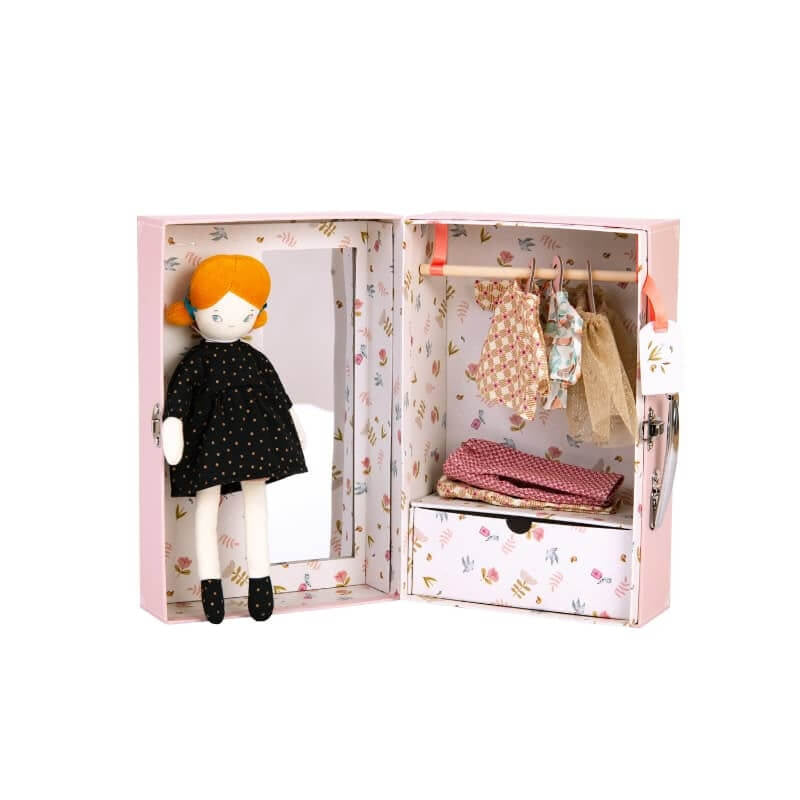 Moulin Roty Les Parisiennes The Little Wardrobe Suitcase 18.5x28.5cm