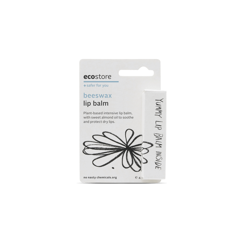 Ecostore Lip Balm Fragrance Free Beeswax 4.5g