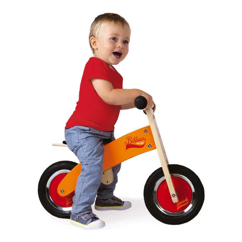 Janod Little Bikloon My First Orange and Red Balance Bike