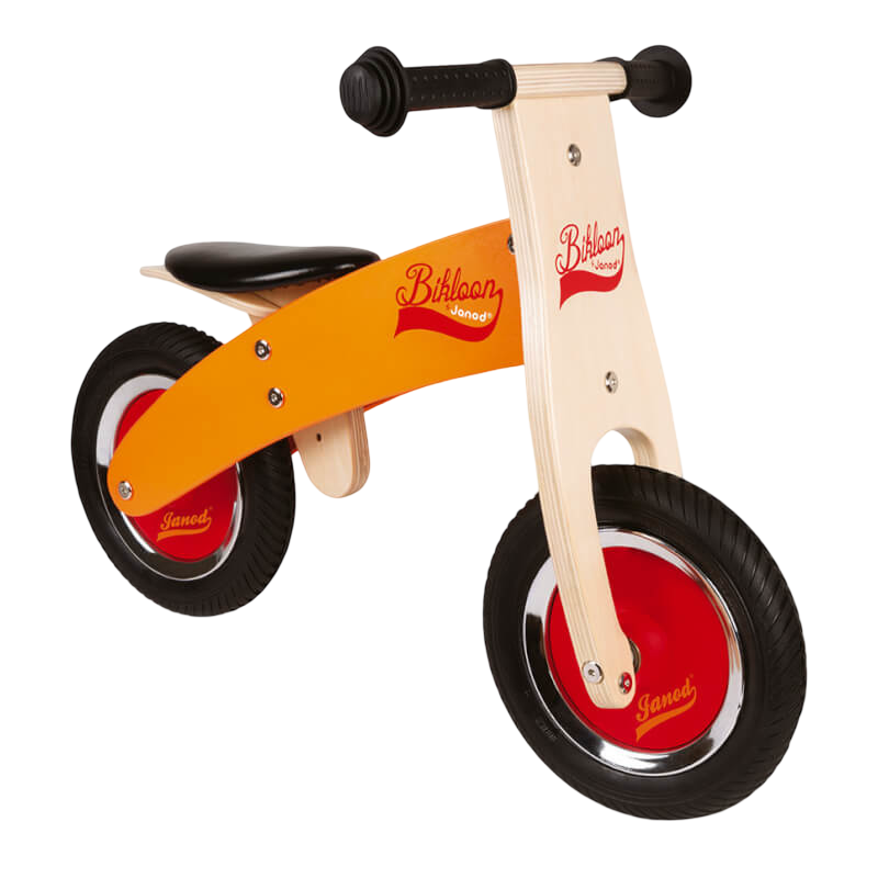 Janod Little Bikloon My First Orange and Red Balance Bike
