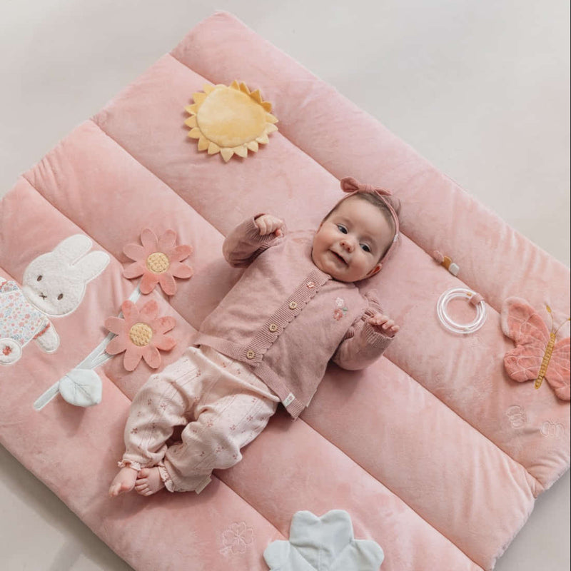 Tiamo Miffy Little Dutch Playpen Mat - Lucky Blossom