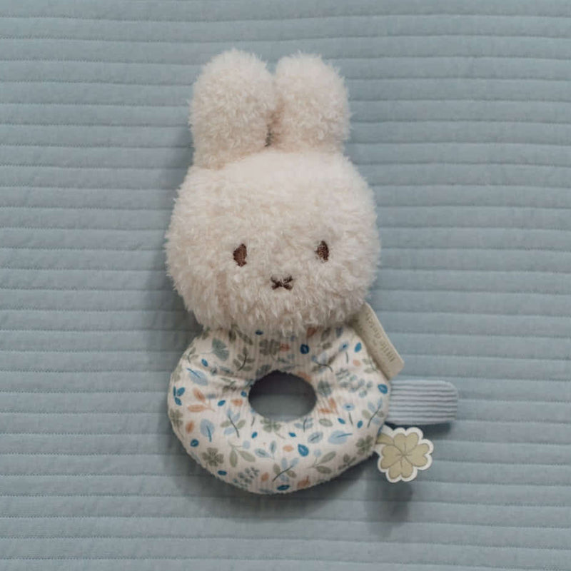 Tiamo Miffy Little Dutch Rattle - Lucky Leaves