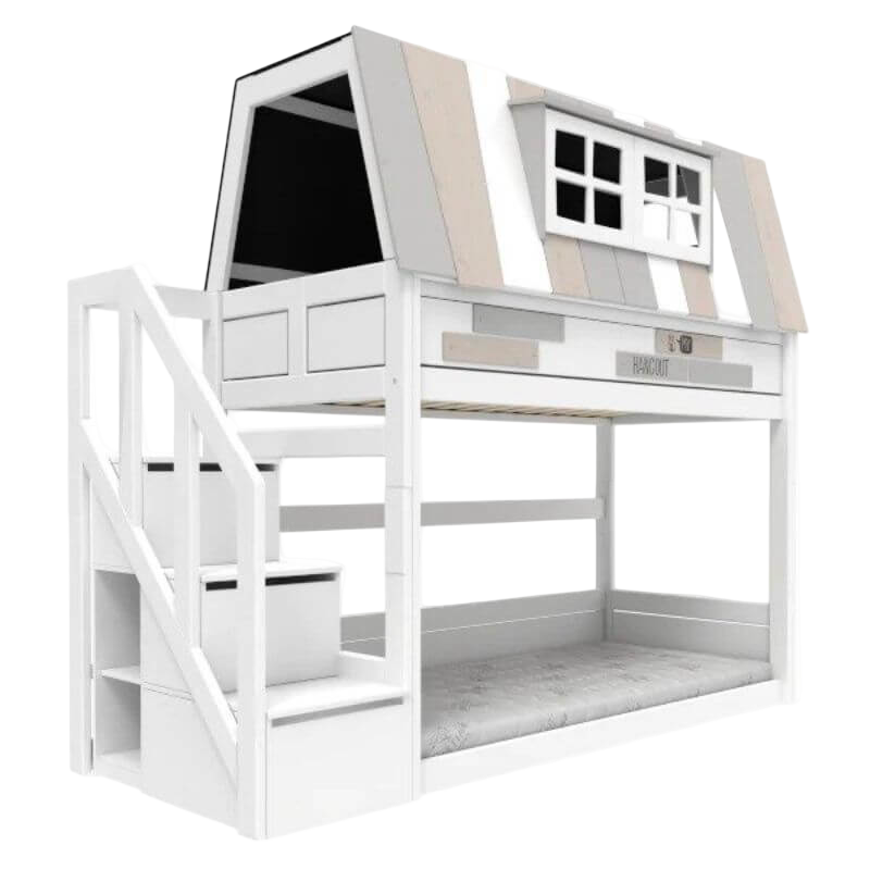 LIFETIME Kidsrooms Low Bunk Bed - My Hangout 90x200cm